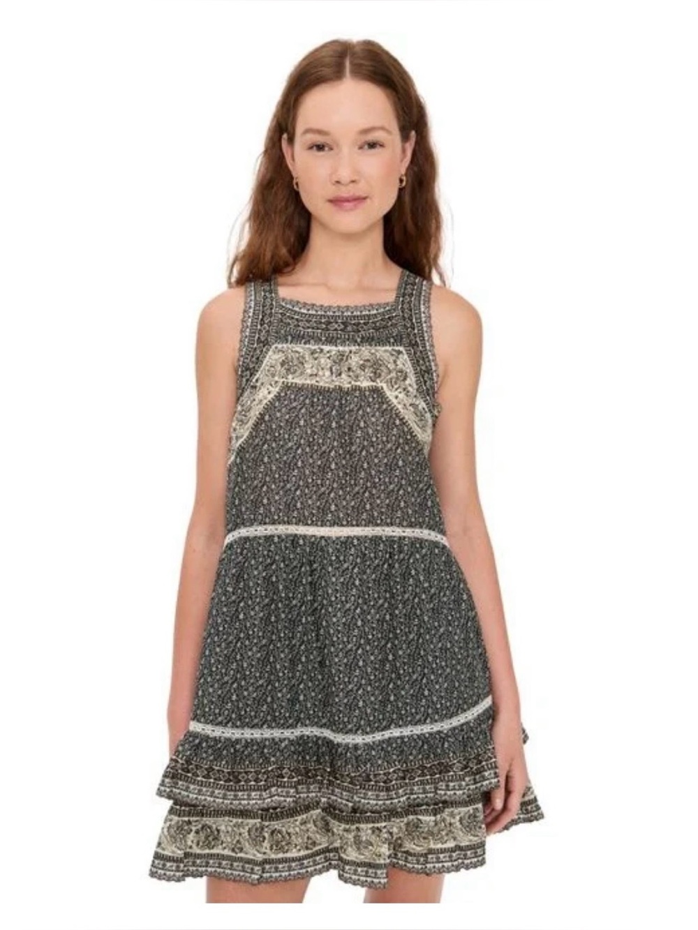 Sea New York Palma Multi Printed Tank Tunic Dress size Medium